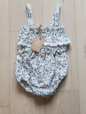 Little Cotton Clothes - Organic nelly romper everham floral
